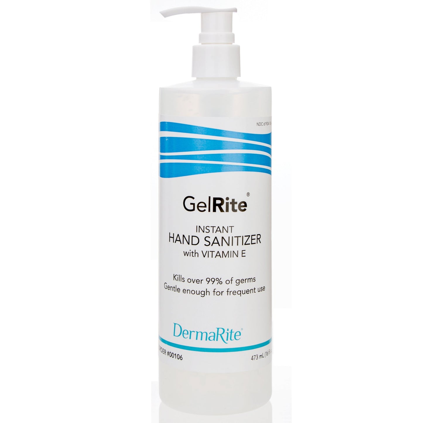 GelRite® Hand Sanitizer 16 oz. Ethyl Alcohol Gel Pump Bottle (576310_EA)