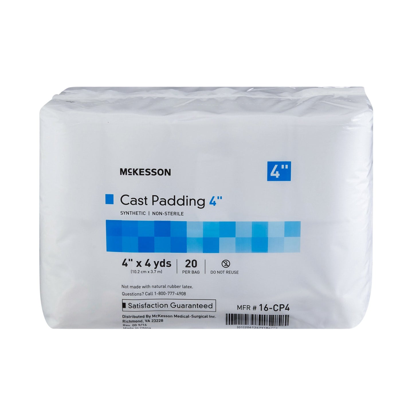 McKesson Cast Padding Undercast 4 Inch X 4 Yard Polyester NonSterile (734226_CS)