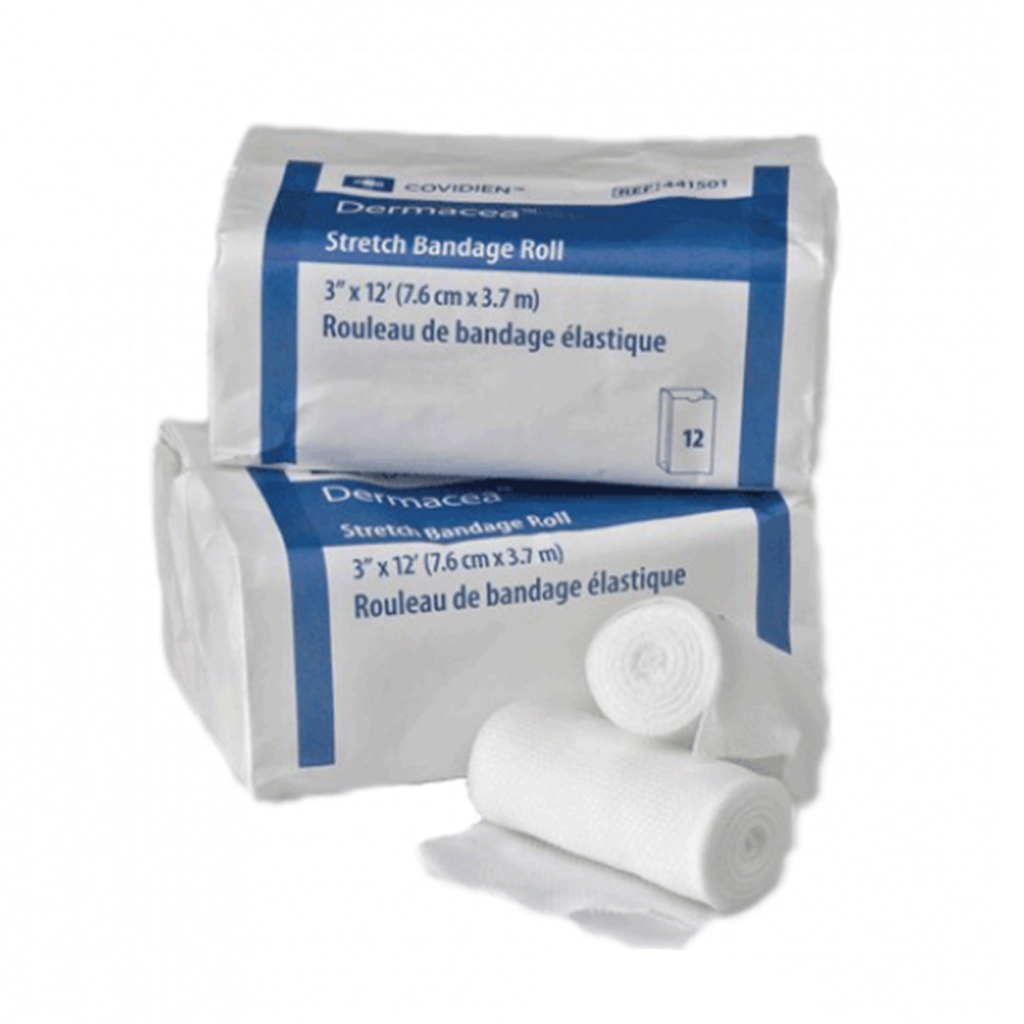 Dermacea™ Conforming Bandage 3 Inch X 4 Yard 1-Ply Roll Shape NonSterile 12 per Pack (516682_EA)