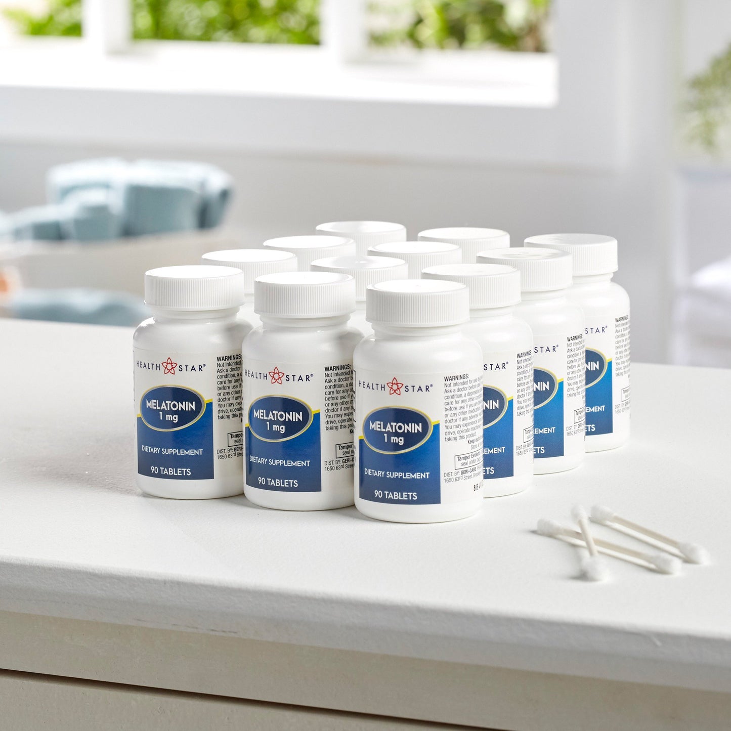 McKesson Brand Natural Sleep Aid 90 per Bottle Tablet 1 mg Strength (972127_BT)
