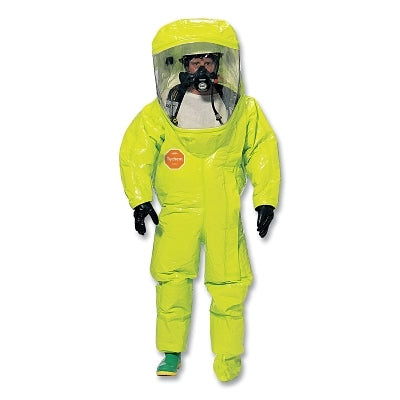 Dupont Tychem TK EncapsulateD A Suit Entry, Lime Yellow, XL, Sock Boots (251-TK554T-XL)