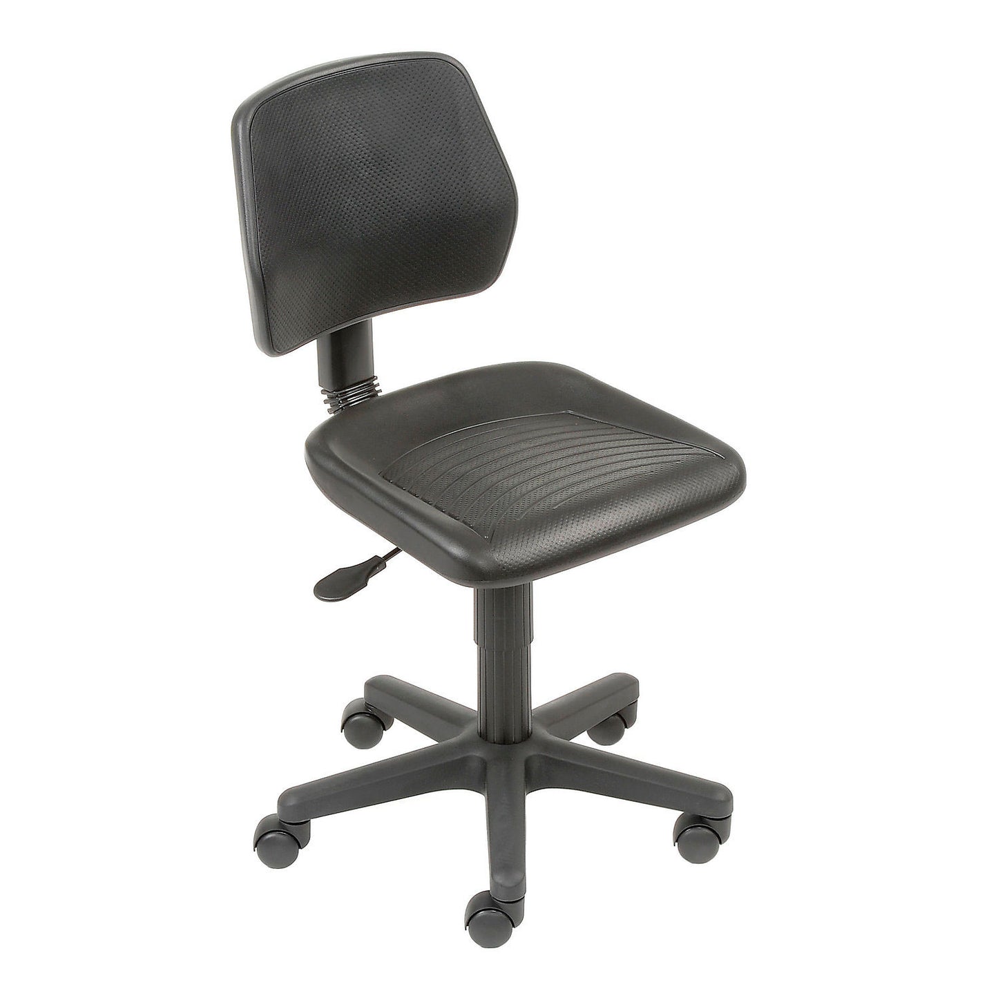 Interion Task Chair With Mid Back, Polyurethane, Black (WB252251)