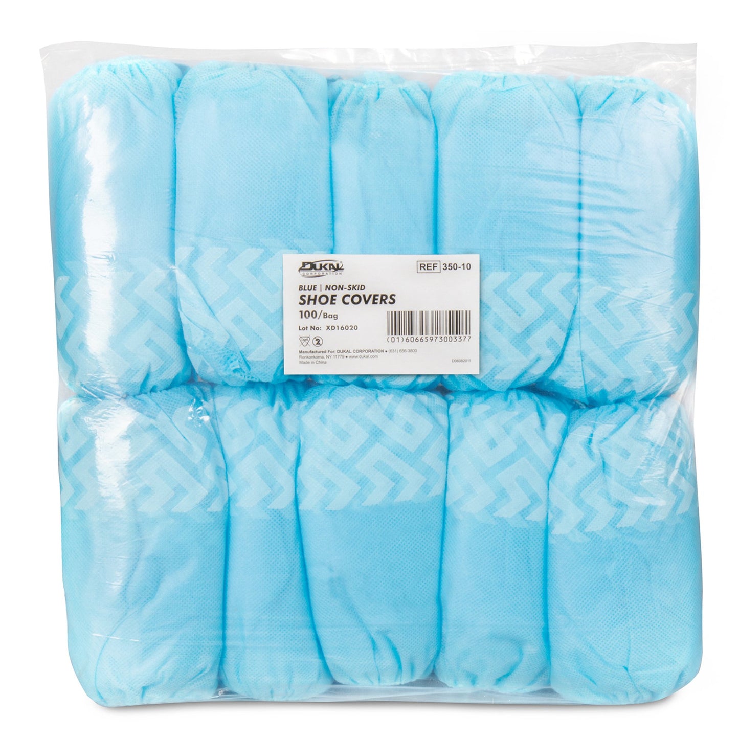 Dukal Shoe Cover One Size Fits Most Shoe High Nonskid Sole Blue NonSterile (1165638_CS)