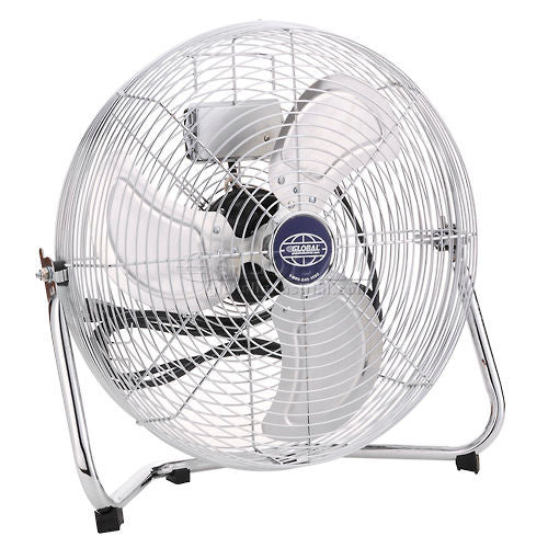 Global Industrial 18" Industrial Floor Fan, 4,550 CFM, 1/8 HP, 1 Phase (WB258324)