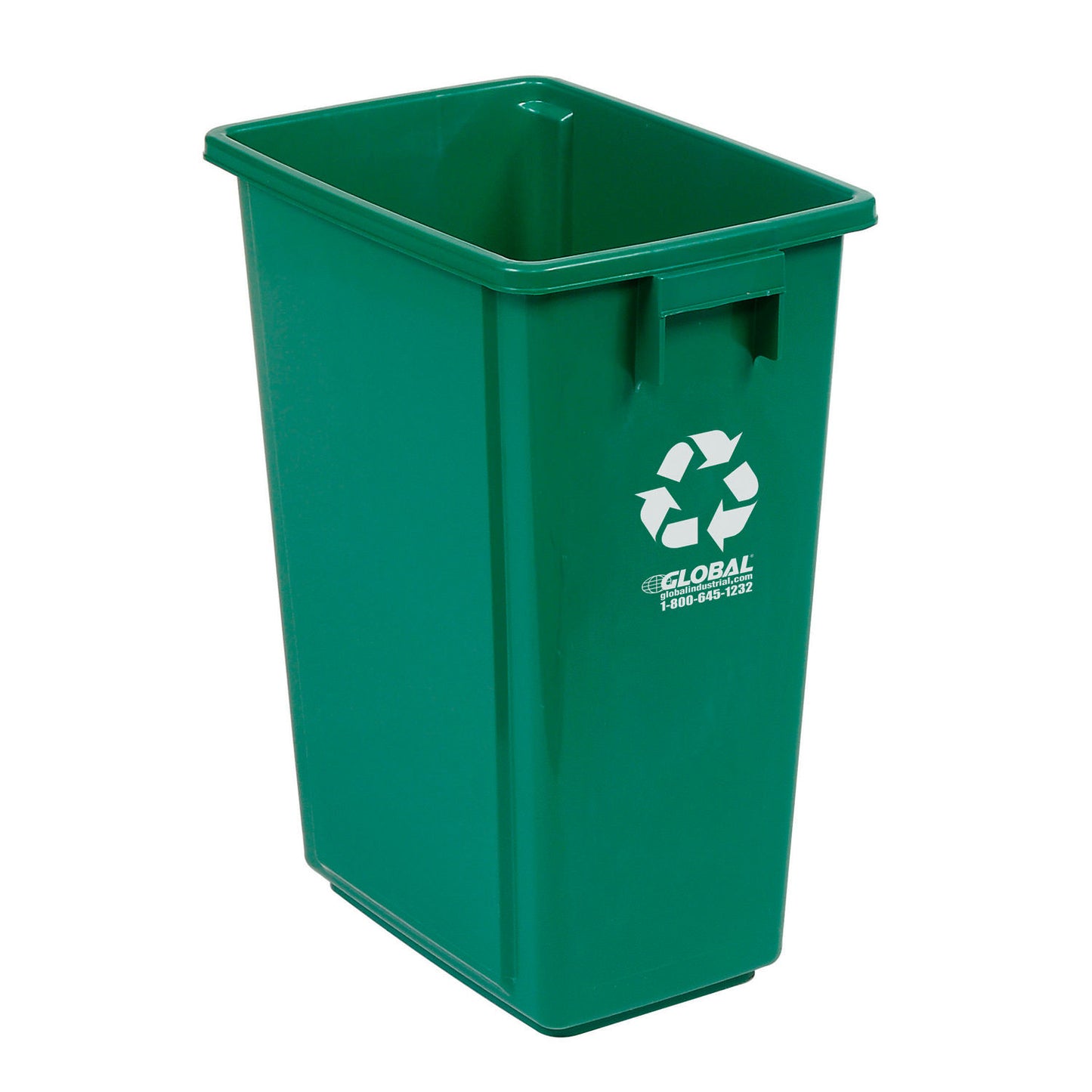 Global Industrial Recycling Can, 15 Gallon, Green (WB260590GN)