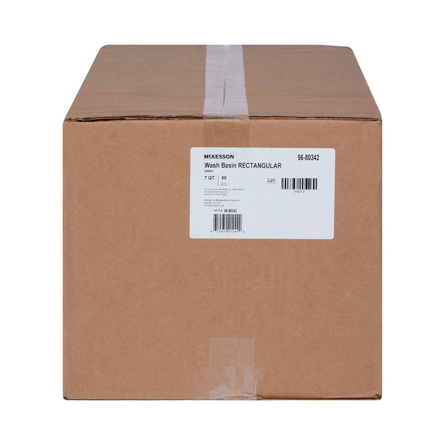 McKesson Wash Basin 7 Quart Rectangle NonSterile (1028129_EA)