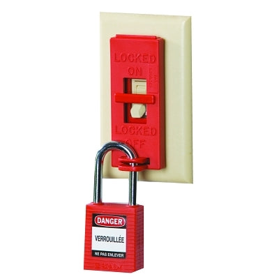 Brady Wall Switch Lock Box, Red (262-65696)