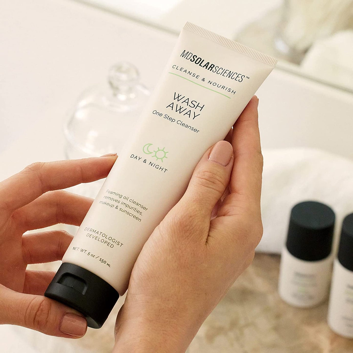 MDSolarsciences™ Wash Away One Step Facial Cleanser Gel 5 oz. Tube Unscented (1230942_CS)