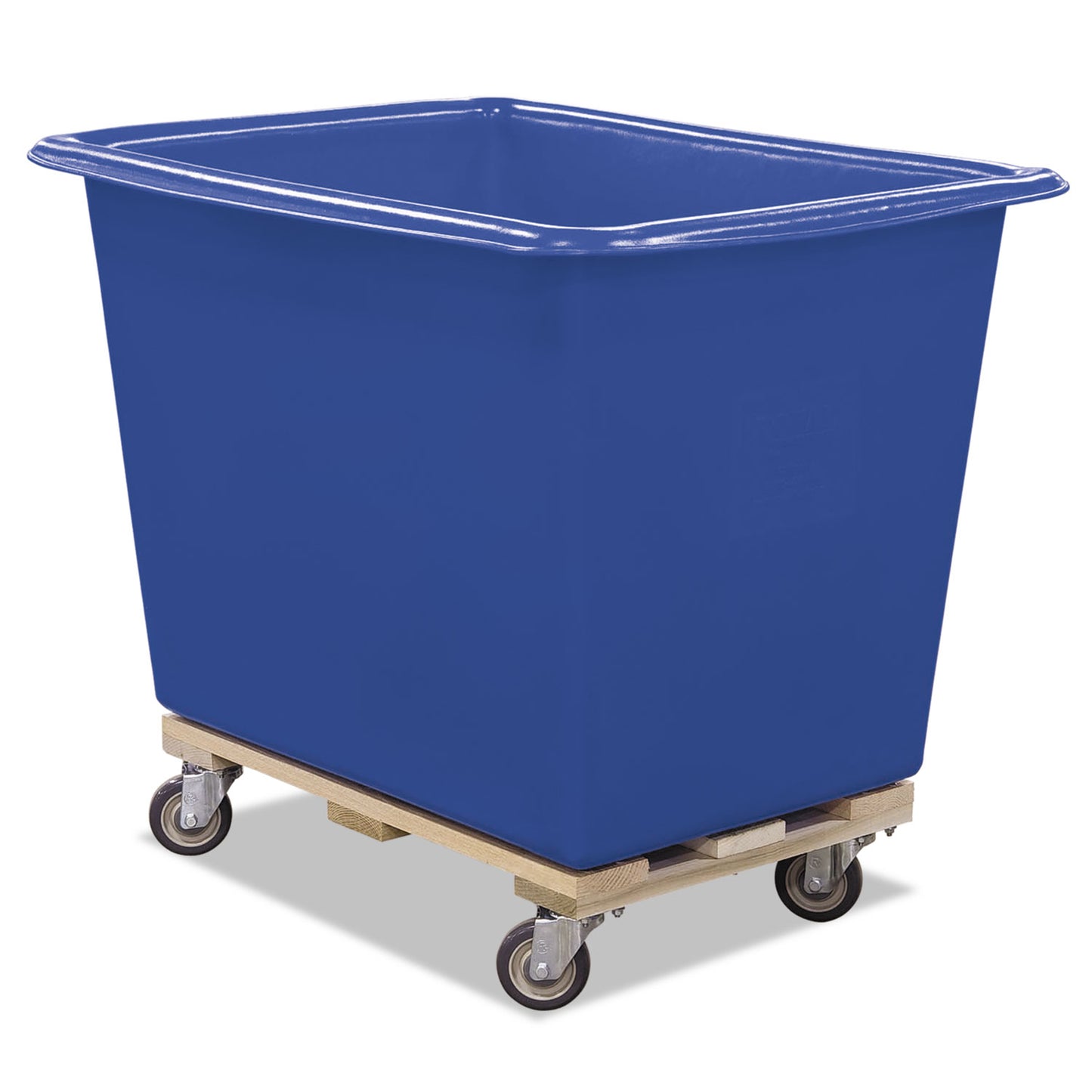 Royal Basket Trucks Poly Truck, (6-Bushel) 7.47 cu ft, Kiln-Dried Hardwood/Polyethylene, Blue/Natural (RBTL6BLXPTA4UNN)
