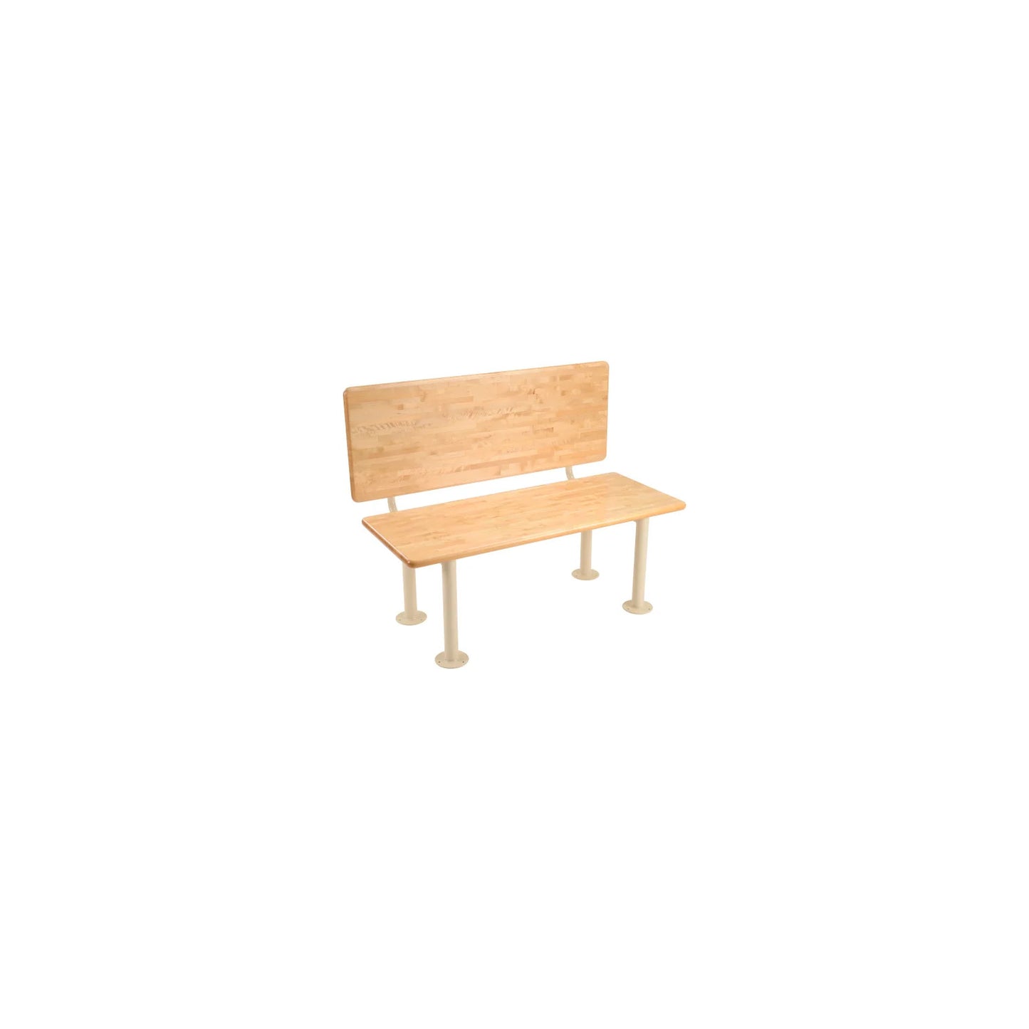 Global Industrial ADA Locker Room Bench, Hardwood, 48"W x 20"D x 17-1/4"H (WB269860)