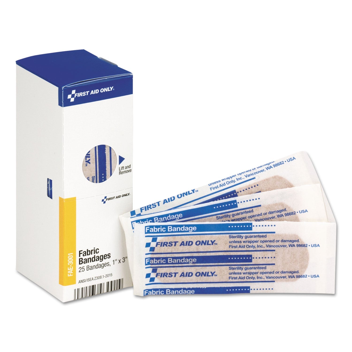 first-aid-only-smartcompliance-fabric-bandages-num-faofae3001_1