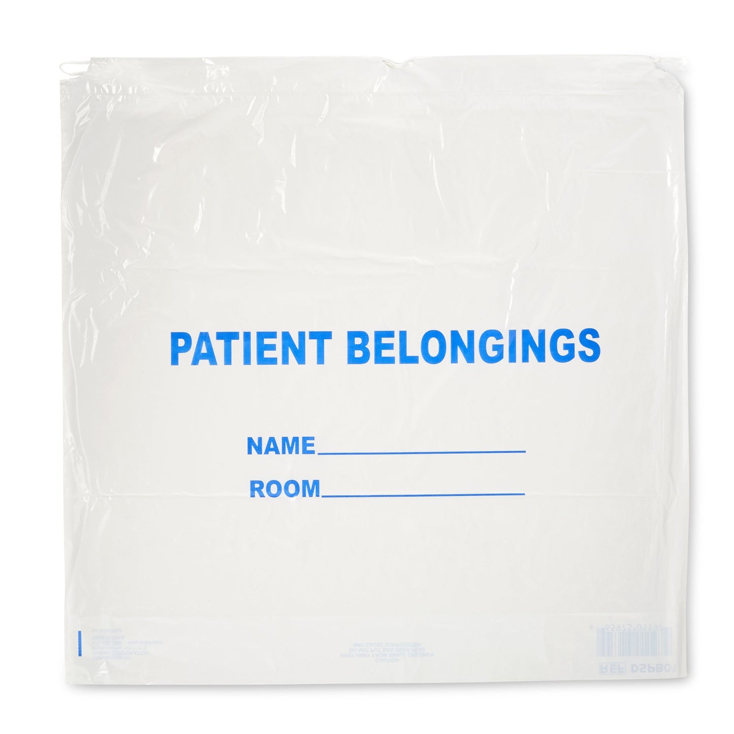 DawnMist Patient Belongings Bag 20 X 20 Inch Plastic Drawtape Closure White (288097_CS)