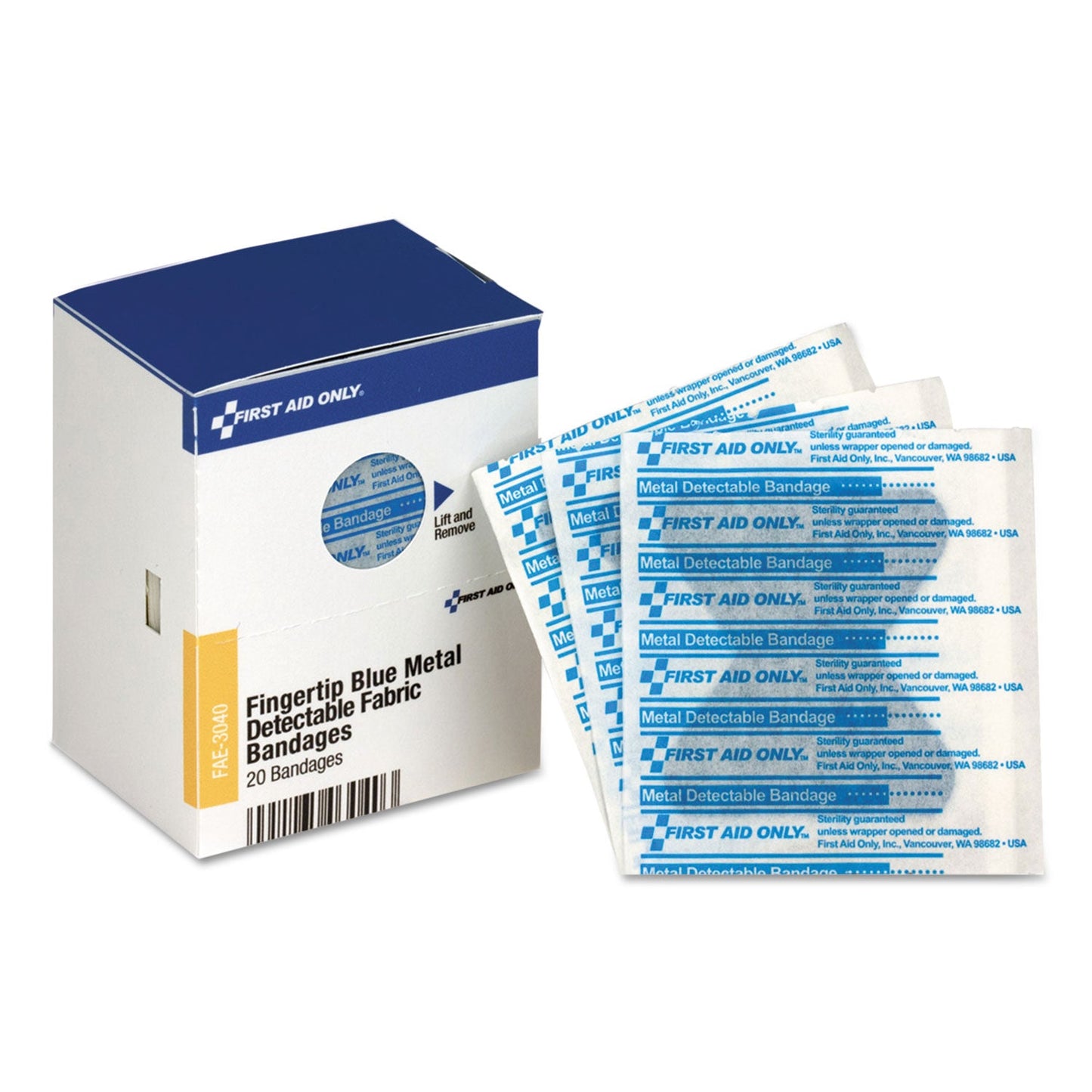 first-aid-only-smartcompliance-blue-metal-detectable-bandages-num-faofae3040_1