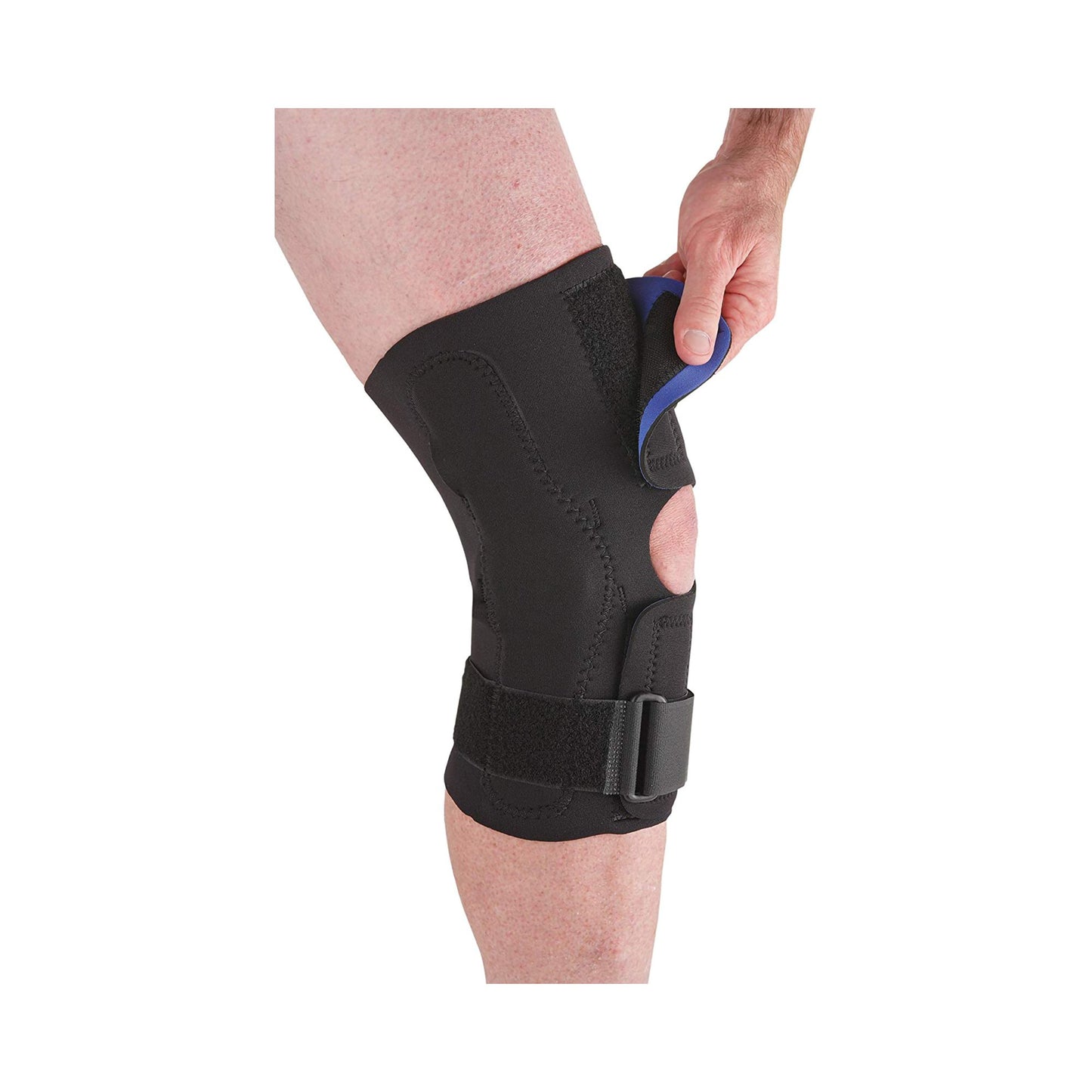 Ossur® Knee Brace Large D-Ring / Hook and Loop Strap Closure 15 to 16 Inch Knee Circumference Left or Right Knee (586316_EA)