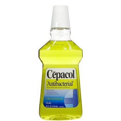 Cepacol® Antibacterial Mouthwash 24 oz. Cinnamon / Eucalyptol / Mint Flavor (800076_EA)
