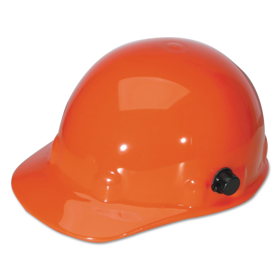 Fibre-Metal SuperEight® E2 Series Hard Cap, 8-point Ratchet Swingstrap and Quick-Lok Blocks, Orange (280-E2QSW03A000)
