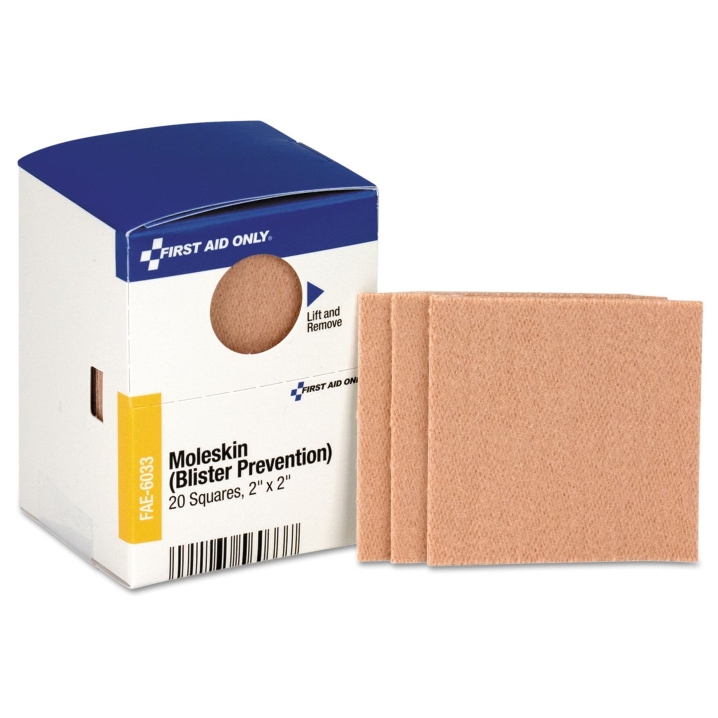 first-aid-only-refill-for-smartcompliance-general-business-cabinet-moleskin-2-x-2-20-box-faofae6033_1