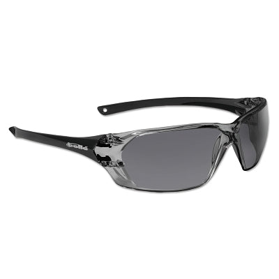 Bolle Prism Series Safety Glasses, Smoke Lens, Anti-Fog, Anti-Scratch, Black Frame (286-40058)