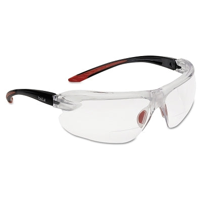 Bolle IRI-s Series Safety Glasses, Clear Lens, Platinum Anti-Fog and Anti-Scratch, TPR (286-40223)