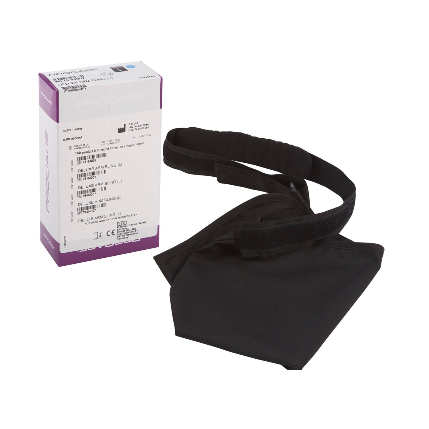 Procare® Deluxe Arm Sling with Shoulder Pad D-Ring / Hook and Loop Strap Closure Large (380619_EA)