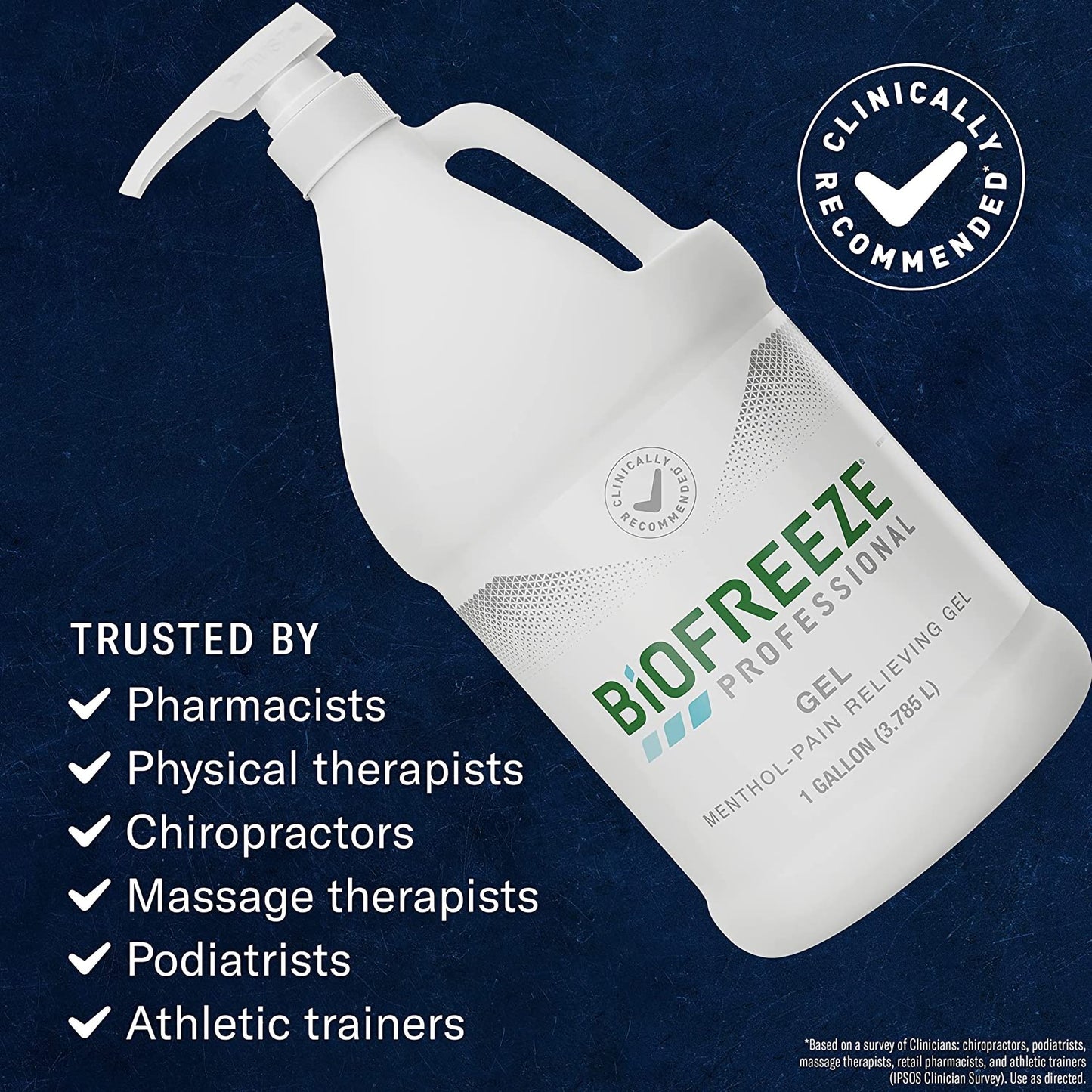 Biofreeze® Professional Topical Pain Relief 5% Strength Menthol Topical Gel 1 gal. (1027520_CS)