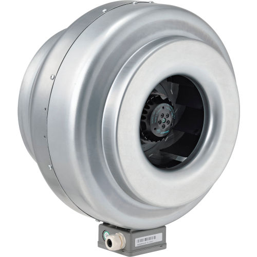 Global Industrial 12" Galvanized Steel Inline Duct Fan with Energy Star Rating (WB292659)