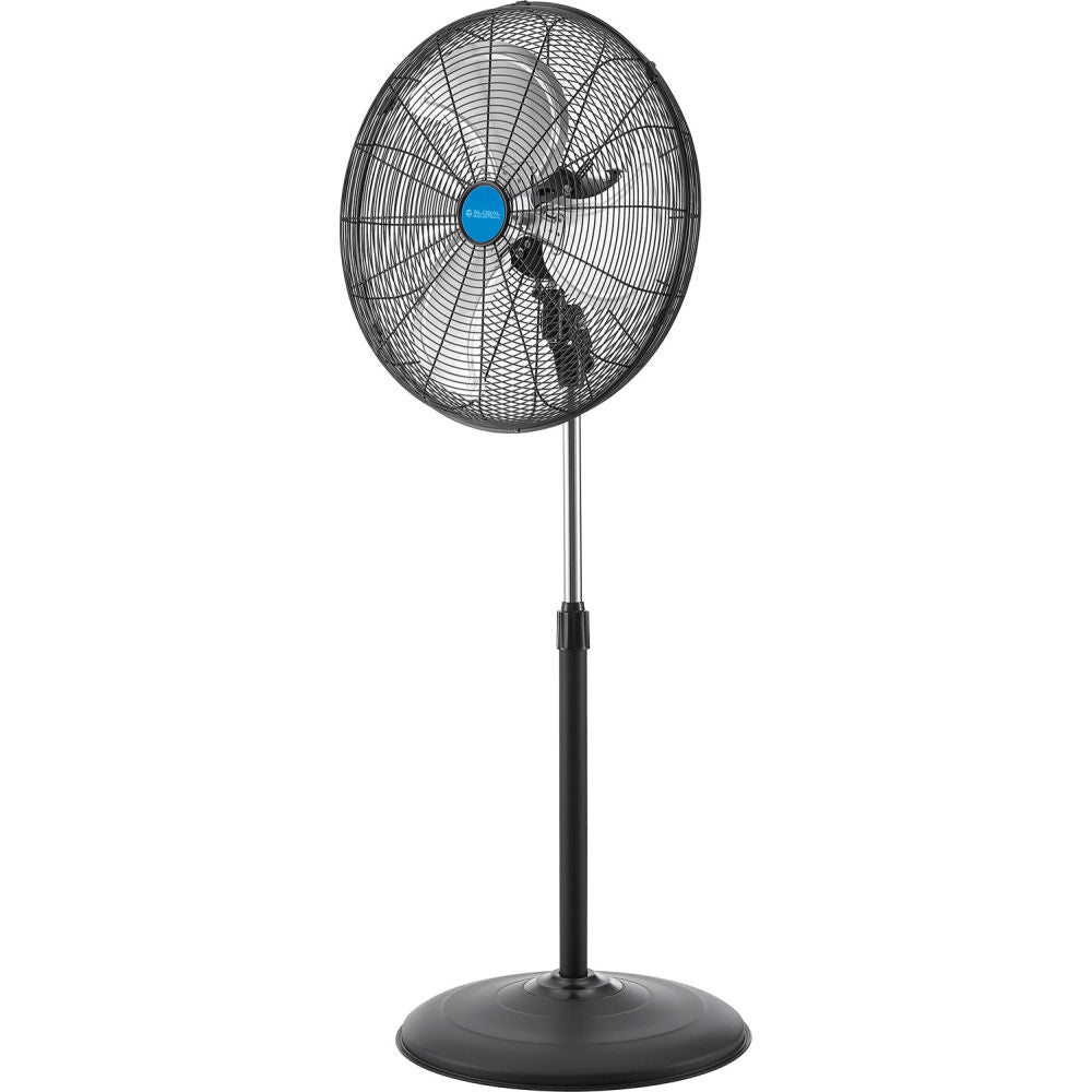 Global Industrial 20" Industrial Pedestal Oscillating Fan, 5,250 CFM, 1/6 HP (WB293128)