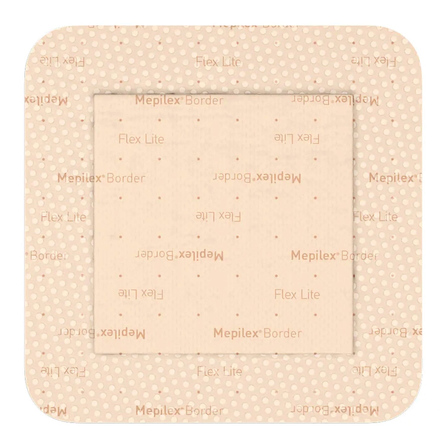 Mepilex® Border Flex Lite Thin Foam Dressing 6 X 6 Inch With Border Film Backing Silicone Adhesive Square Sterile (1195998_CS)