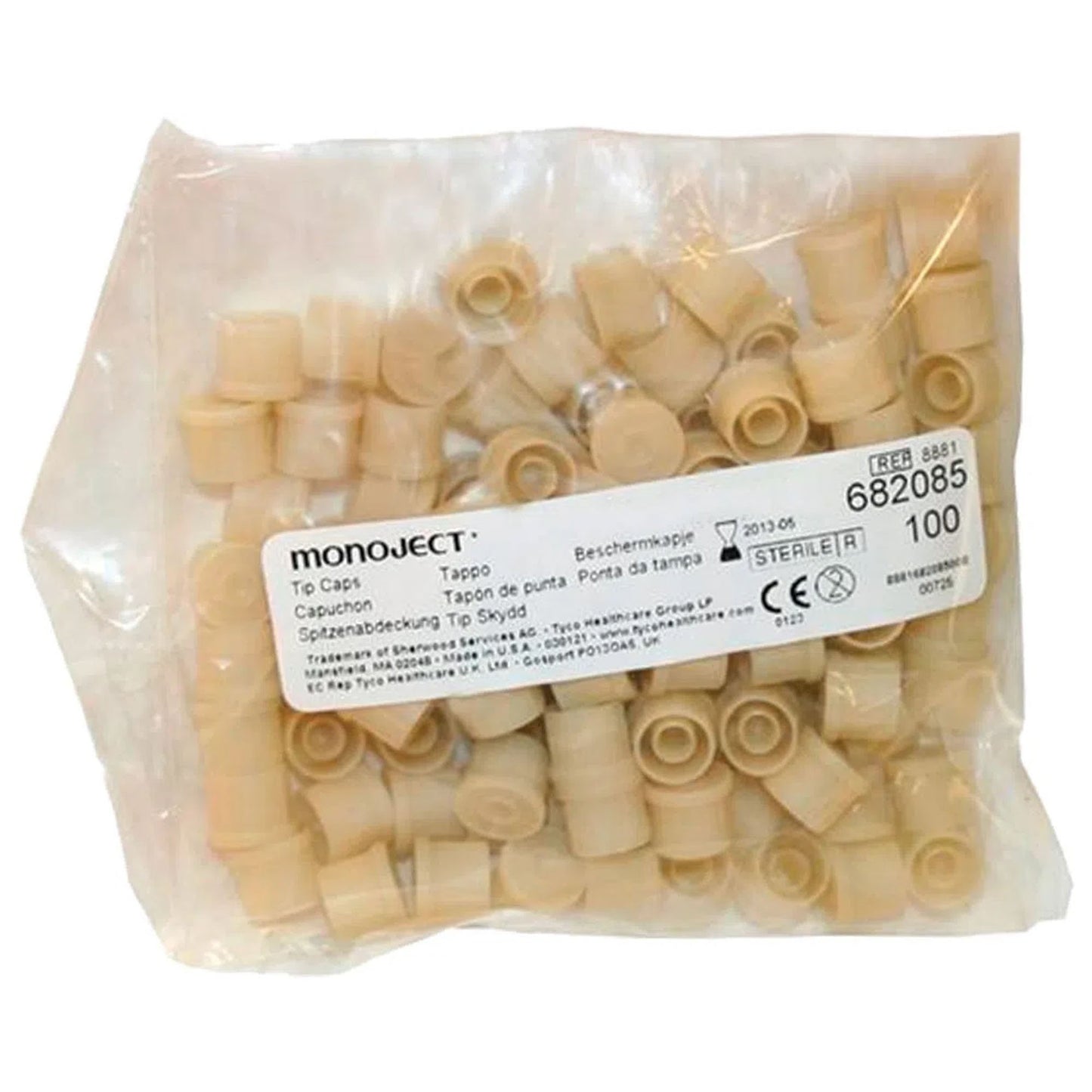 Monoject™ Syringe Tip Cap Disposable, Sterile, Syringe (702552_BG)