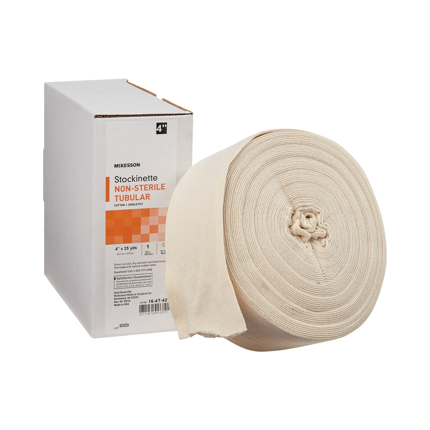 McKesson Stockinette Tubular 4 Inch X 25 Yard Cotton NonSterile (457631_RL)