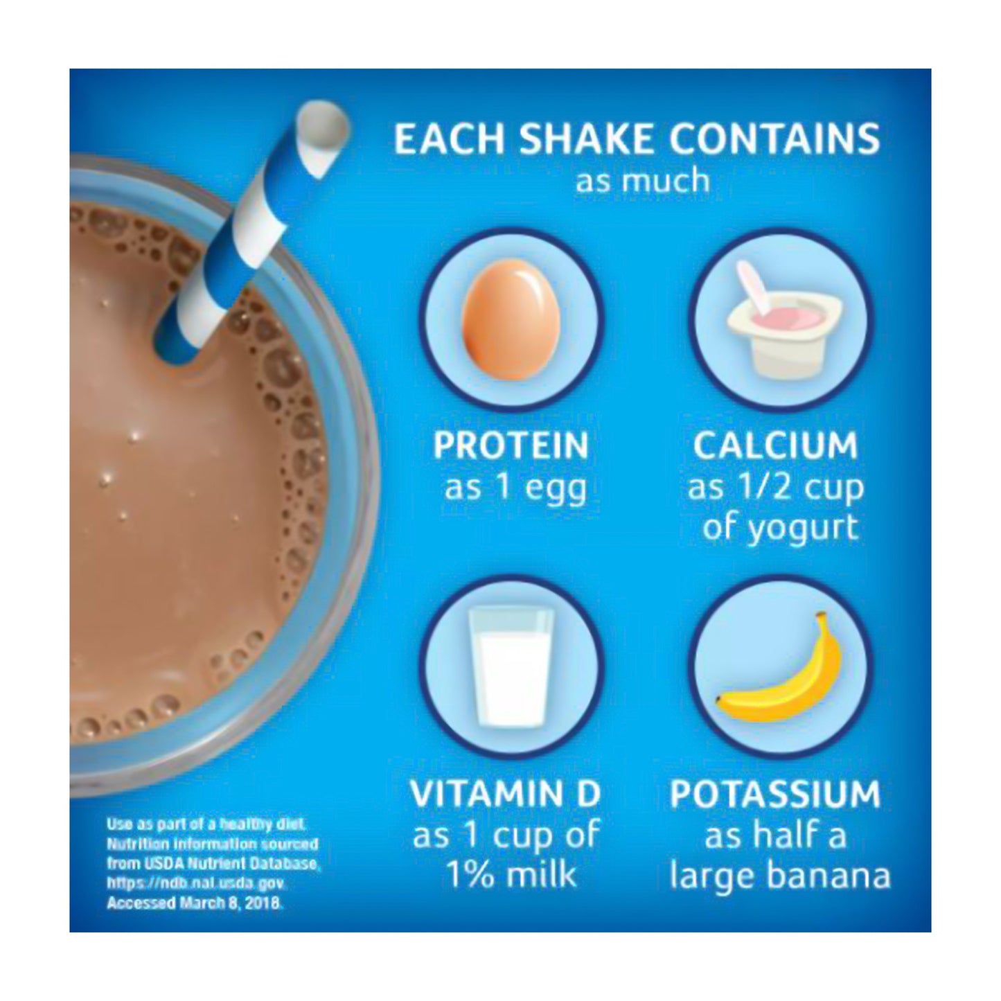 PediaSure® Grow & Gain Shake Pediatric Oral Supplement Chocolate Flavor 8 oz. Bottle Liquid Calories (649265_CS)