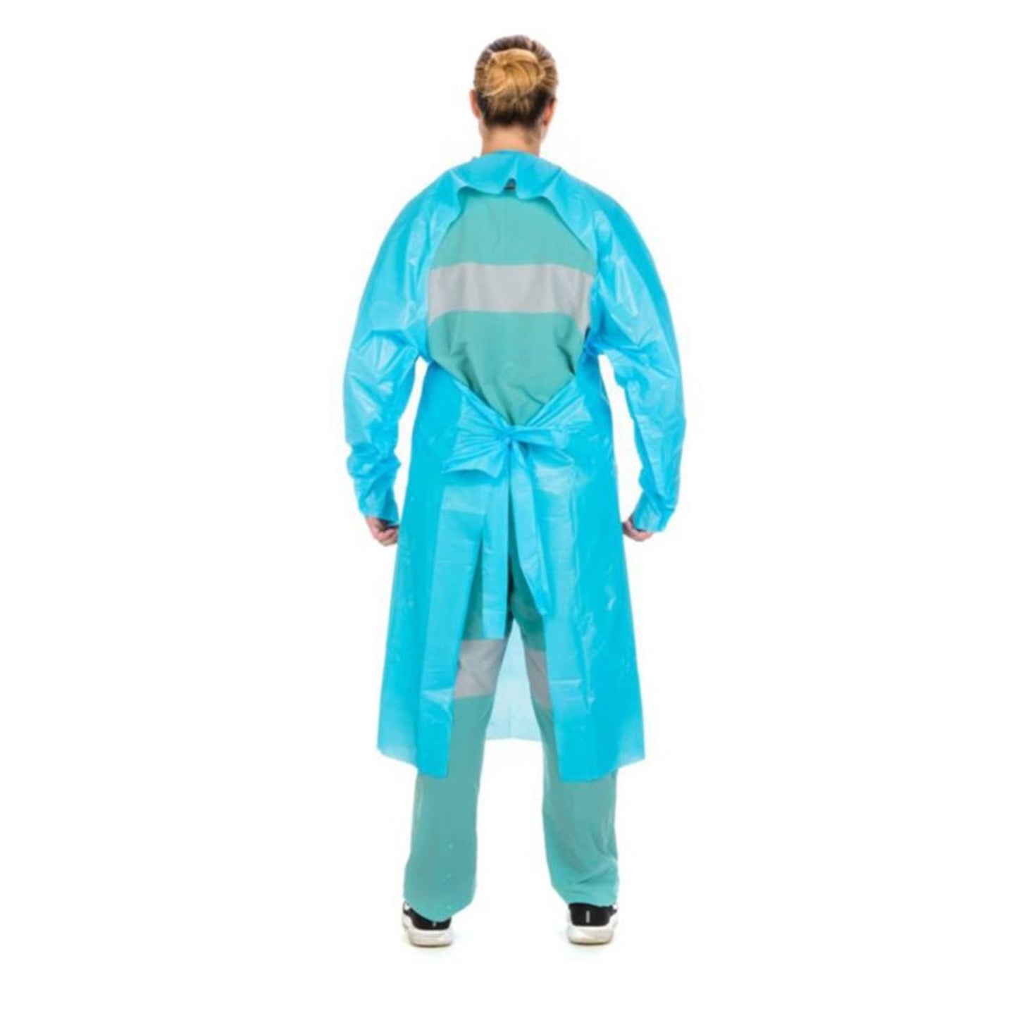 Cardinal Health™ Protective Procedure Gown One Size Fits Most Blue NonSterile Not Rated Disposable (449964_CS)