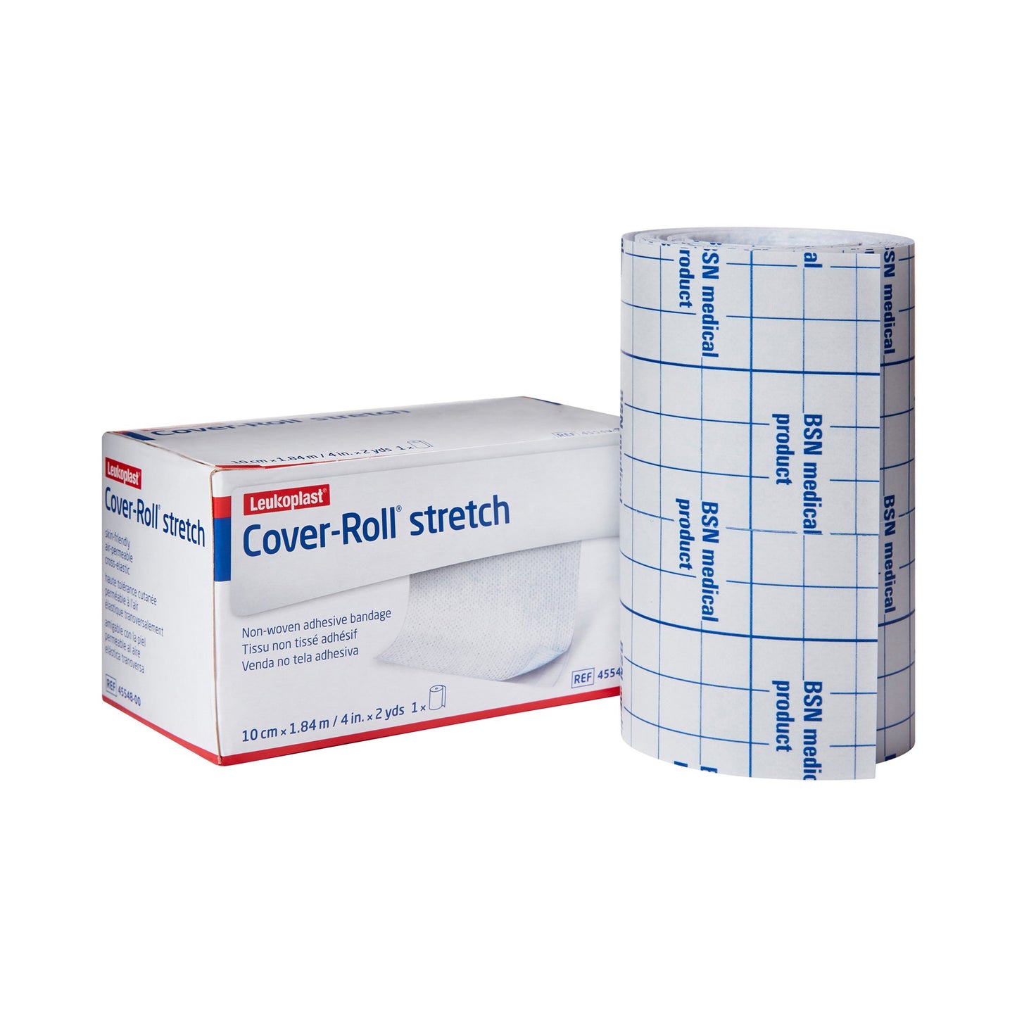 Cover-Roll® Stretch Dressing Retention Tape with Liner White 4 Inch X 2 Yard Nonwoven Polyester NonSterile (181473_CS)