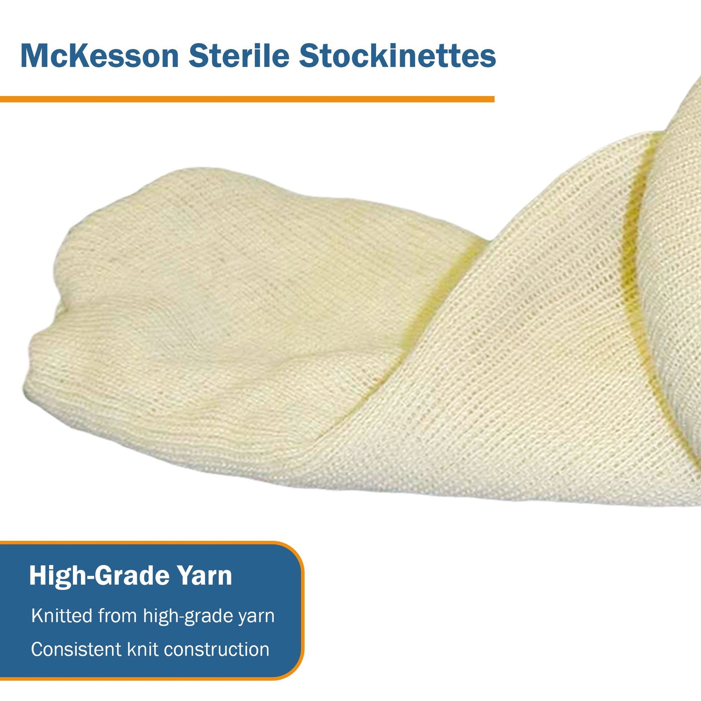 McKesson Surgical Stockinette Tubular 6 X 60 Inch Sterile (457698_CS)