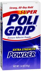 Super Poligrip® Denture Adhesive Powder 1.6 oz. (728619_EA)