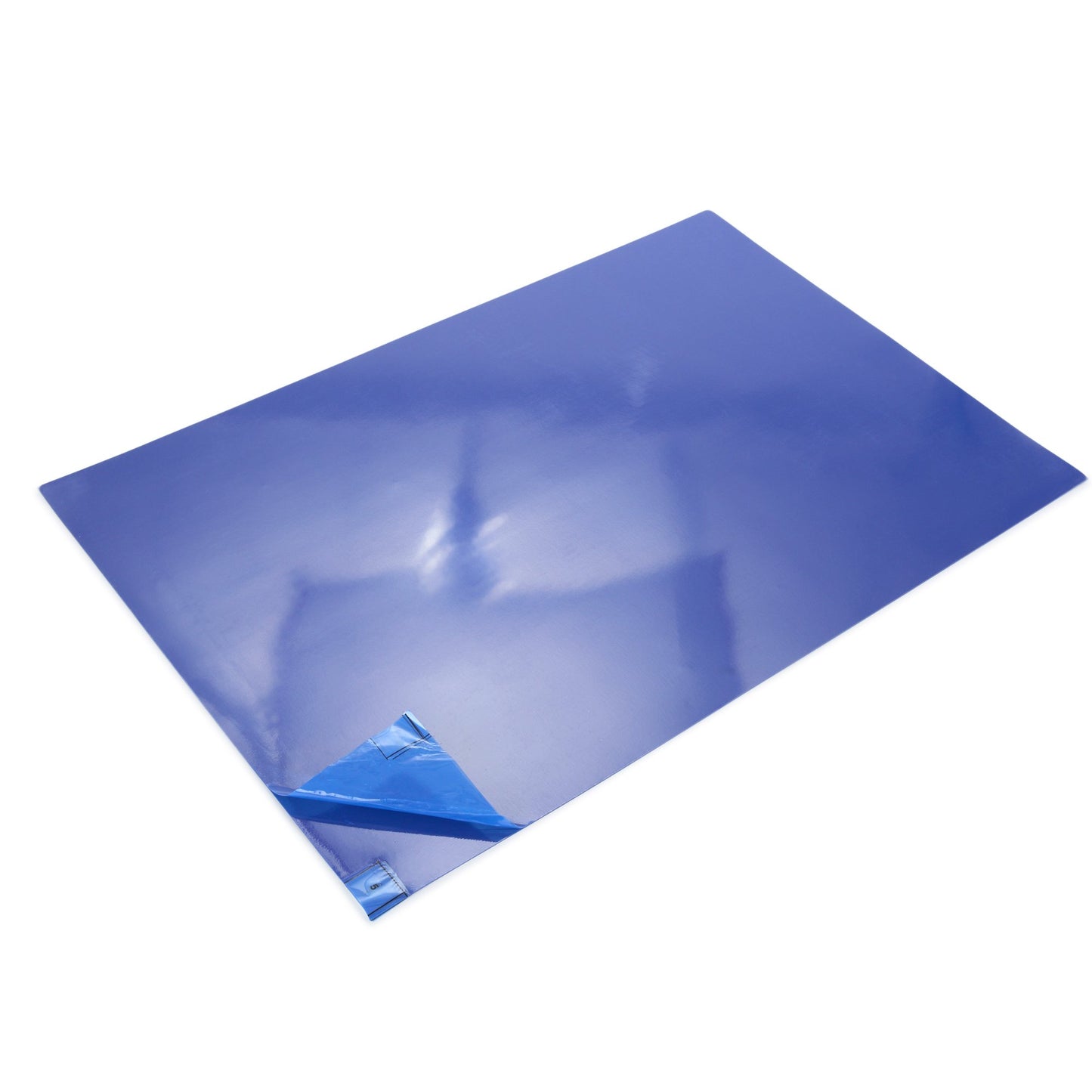 Poly Tack Adhesive Floor Mat 24 X 36 Inch Blue Polyethylene Film (1136486_CS)