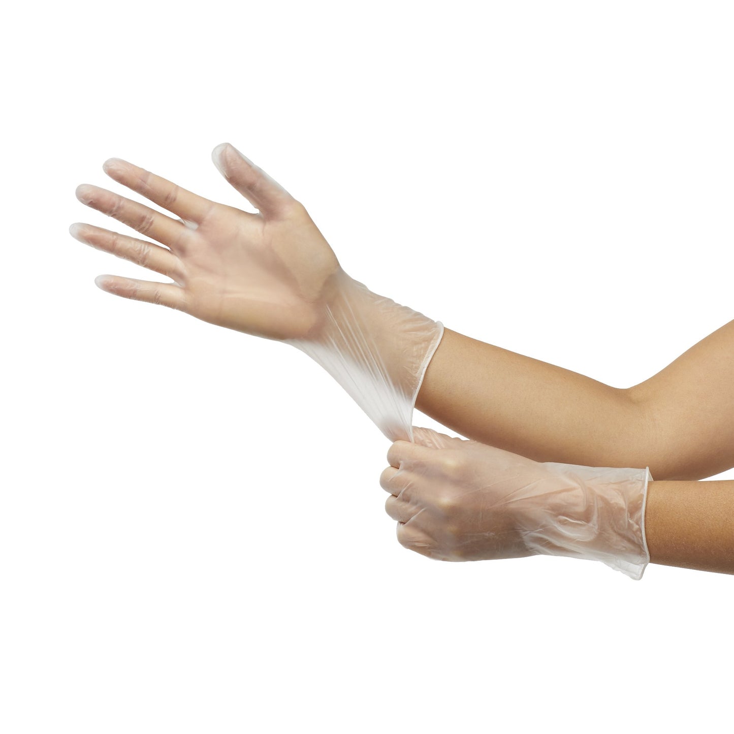 McKesson Exam Glove X-Small NonSterile Vinyl Standard Cuff Length Smooth Clear Not Rated (712735_BX)