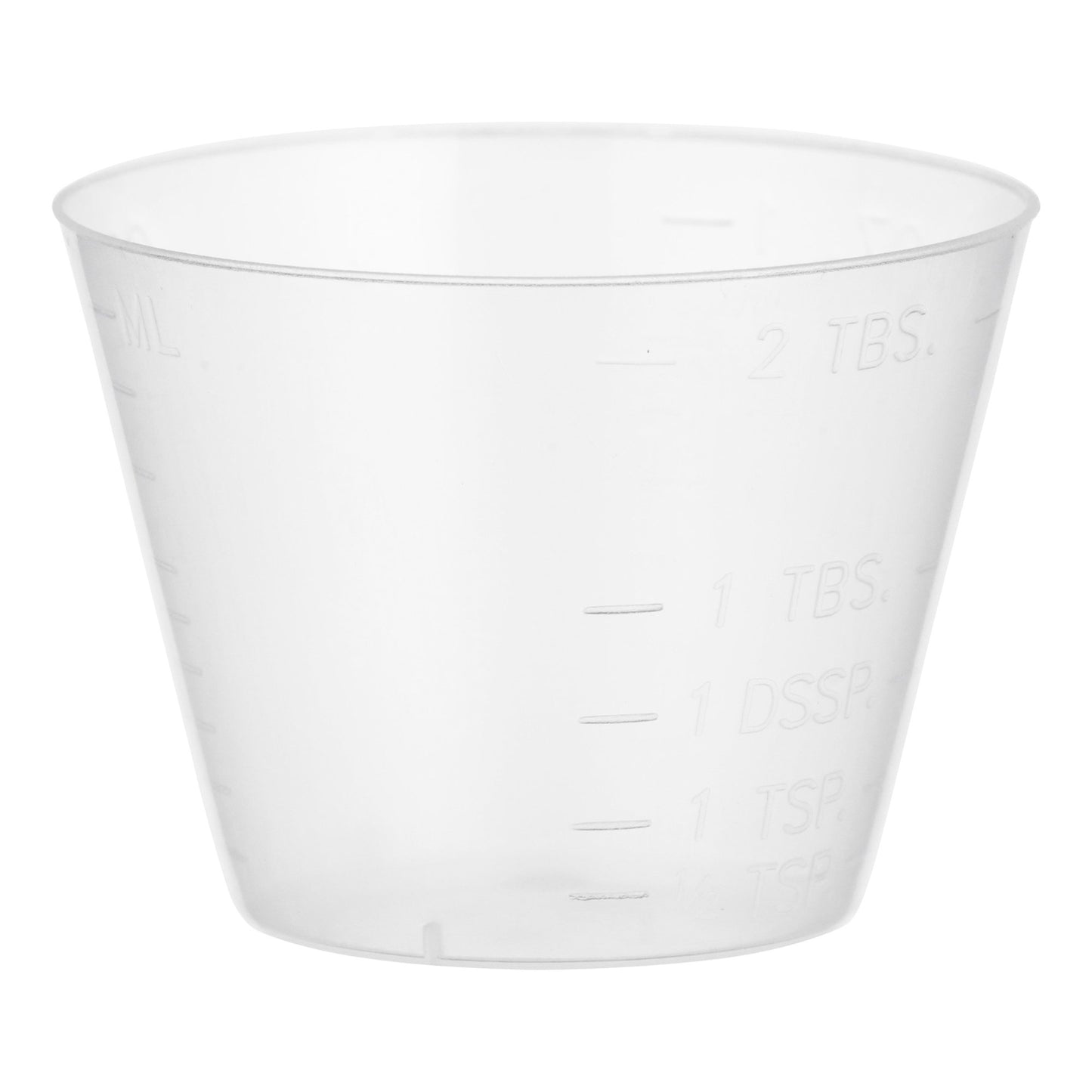 CareStock Medicine Cup 1 oz. Translucent Plastic Disposable NonSterile (1247745_SL)