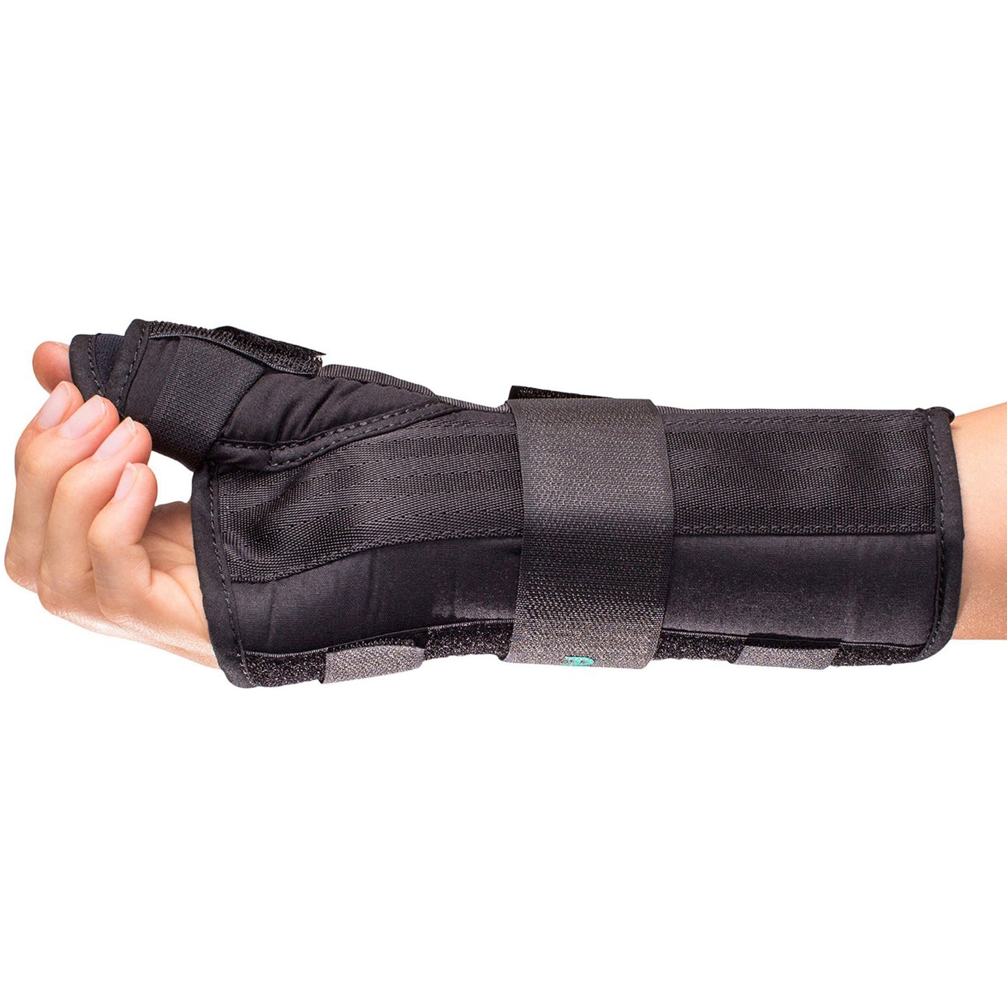 Premier® Wrist Brace with Thumb Spica Aluminium / Foam / Nylon / Plastic / Polyester Right Hand Black Medium (442320_EA)