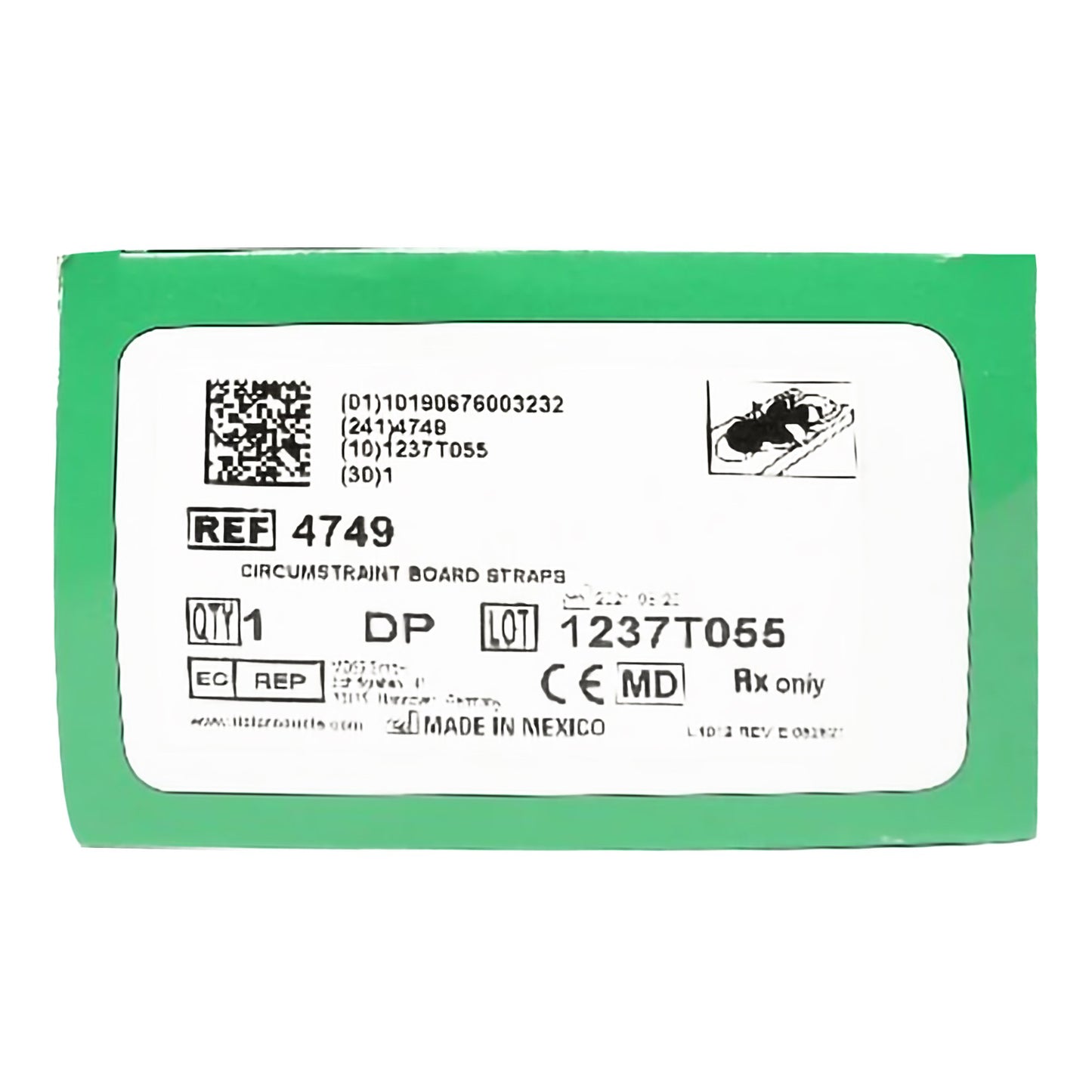 Circumstraint™ Circumcision Immobilizer Strap Infant Size Strap Fastening Hook and Loop Closure (349668_DZ)