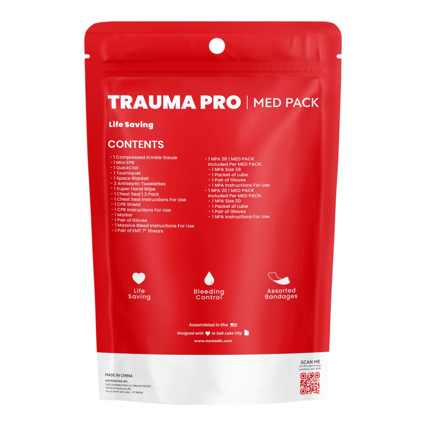 My Medic™ MED PACKS Trauma Pro First Aid Medical Pack Pouch (1234470_EA)