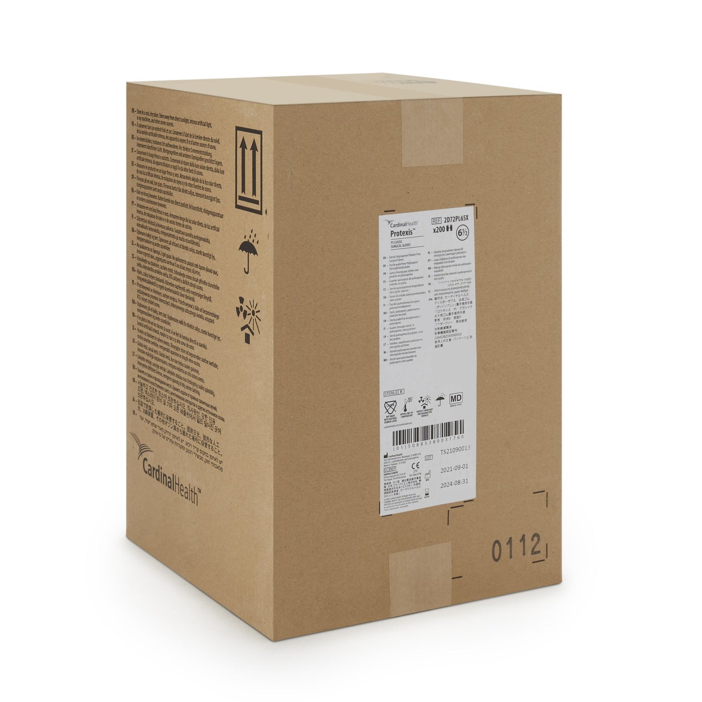 Protexis™ PI Classic Surgical Glove Size 6.5 Sterile Polyisoprene Standard Cuff Length Smooth Ivory Not Chemo Approved (807443_BX)