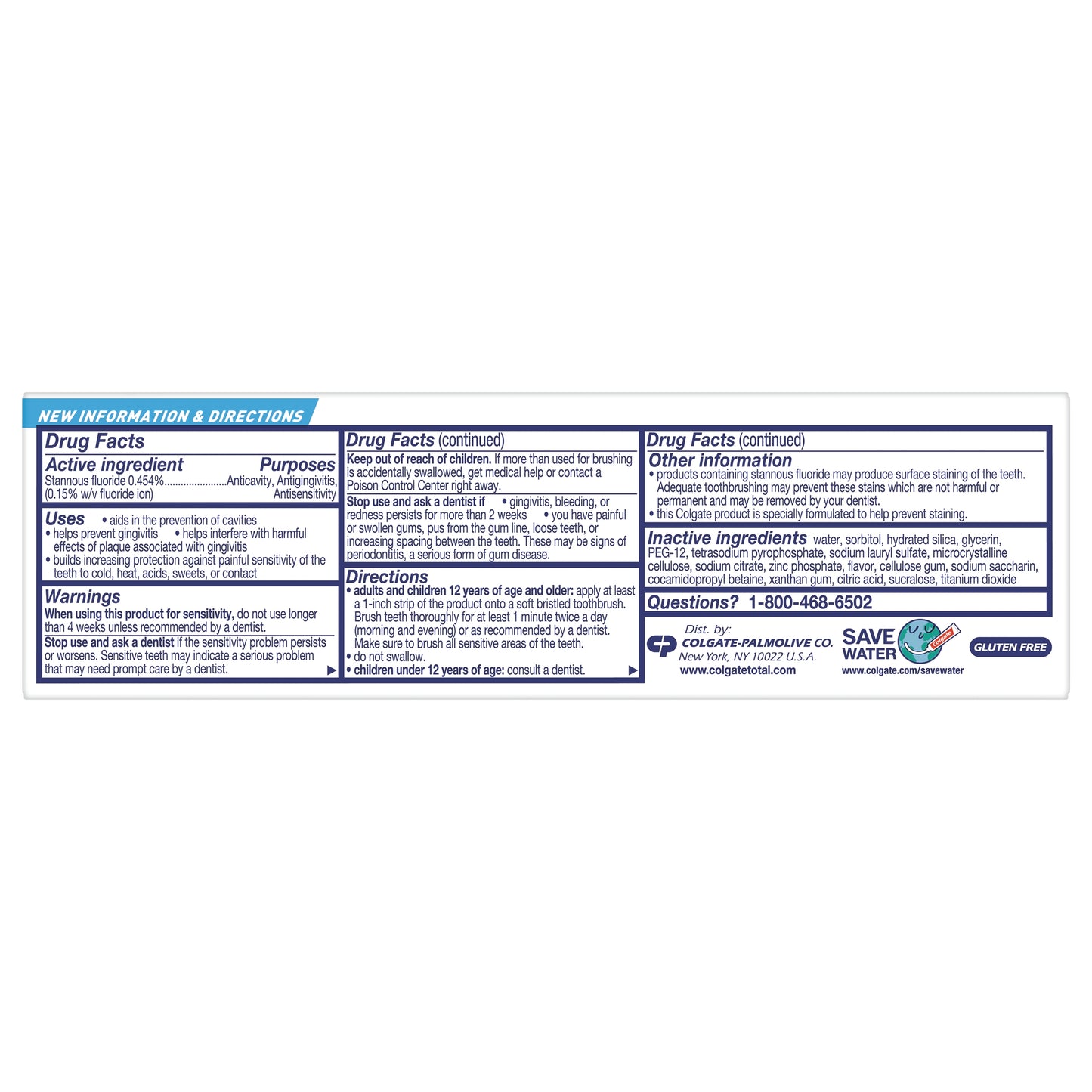 Colgate® Total Toothpaste Clean Mint Flavor 0.88 oz. Tube (1124313_PK)