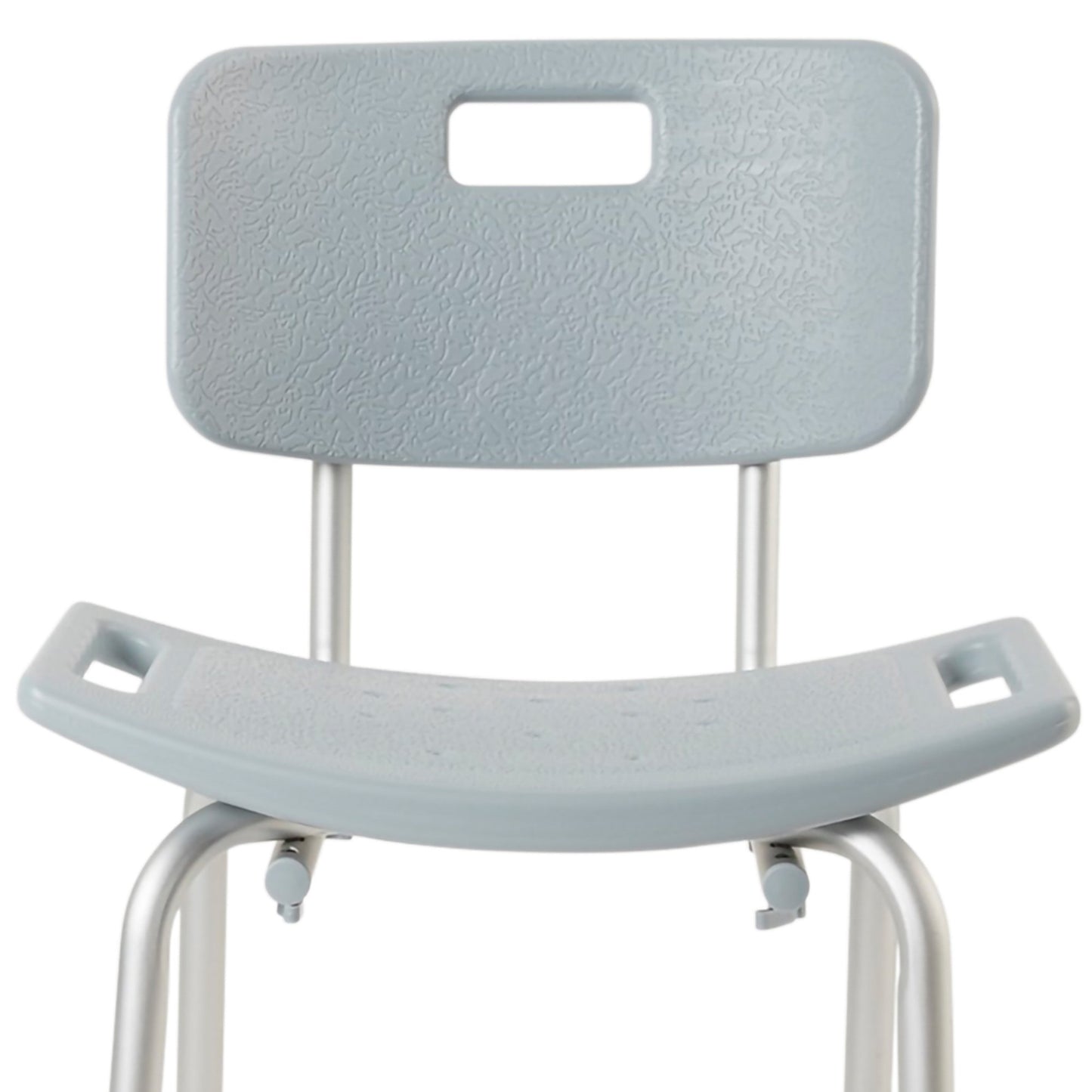McKesson Bath Bench Without Arms Aluminum Frame Removable Backrest 19-1/4 Inch Seat Width 300 lbs. Weight Capacity (1065208_EA)