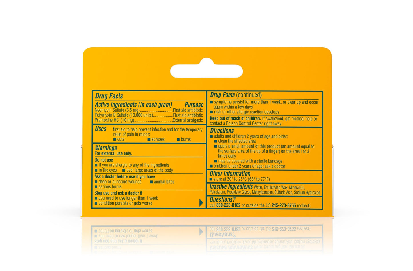 Neosporin® + Pain Relief First Aid Antibiotic with Pain Relief Bacitracin / Neomycin / Polymyxin B / Pramoxine HCl Cream 0.5 oz. Tube (677853_EA)