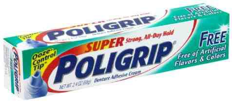Super Poligrip® Free Denture Adhesive Cream 2.4 oz. (421822_EA)