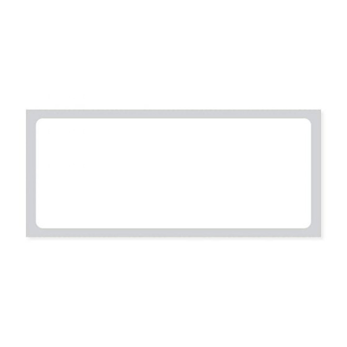 PDC® Blank Label Thermal White Permanent Paper 1 X 2-1/2 Inch (1268431_CS)