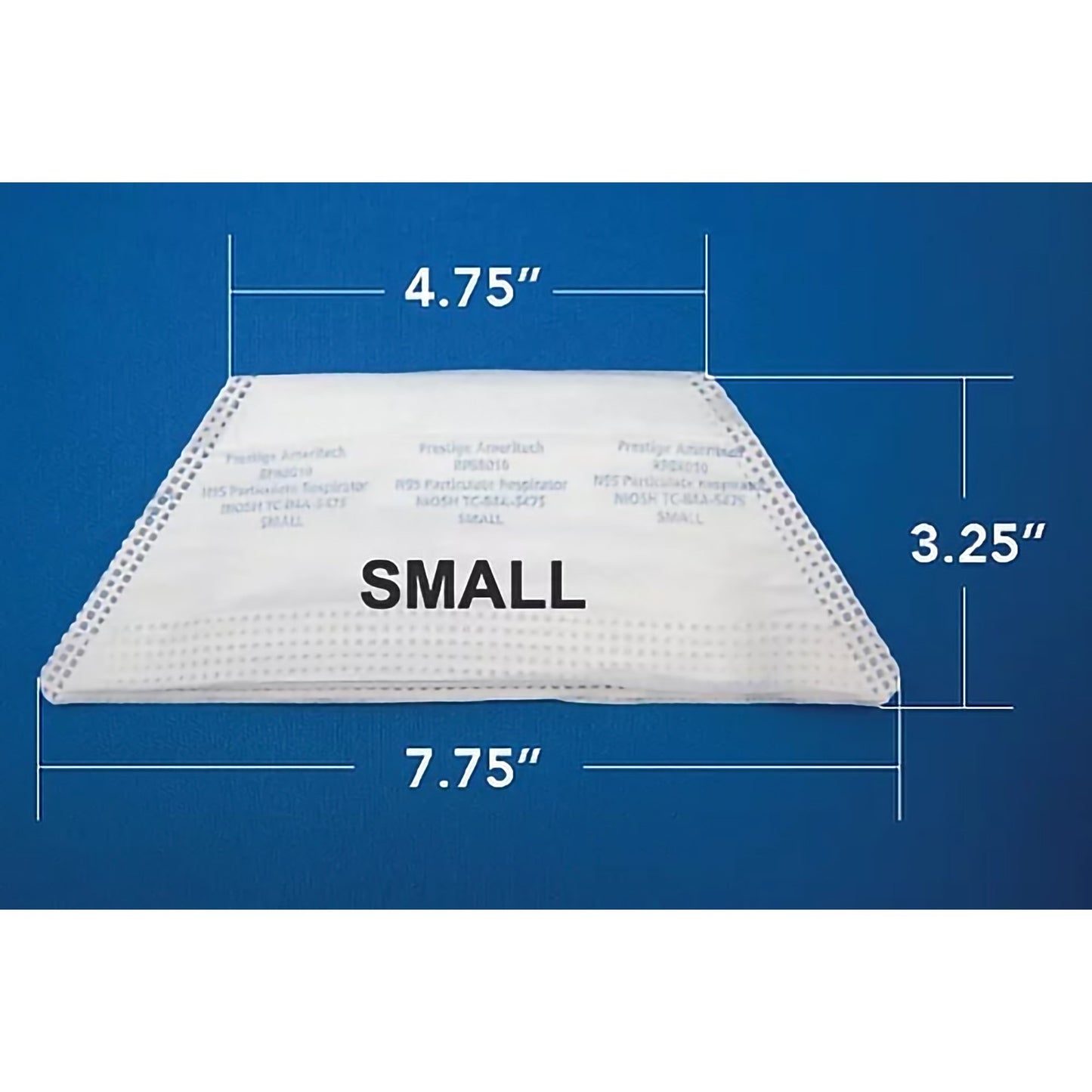 ProGear® Particulate Respirator / Surgical Mask Medical N95 ASTM Level 3 Elastic Strap Small (1181773_CS)