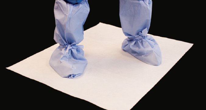 EnviroSorb® Absorbent Floor Mat 36 x 40 Inch White Polyester / Rayon / Polyethylene (567261_CS)