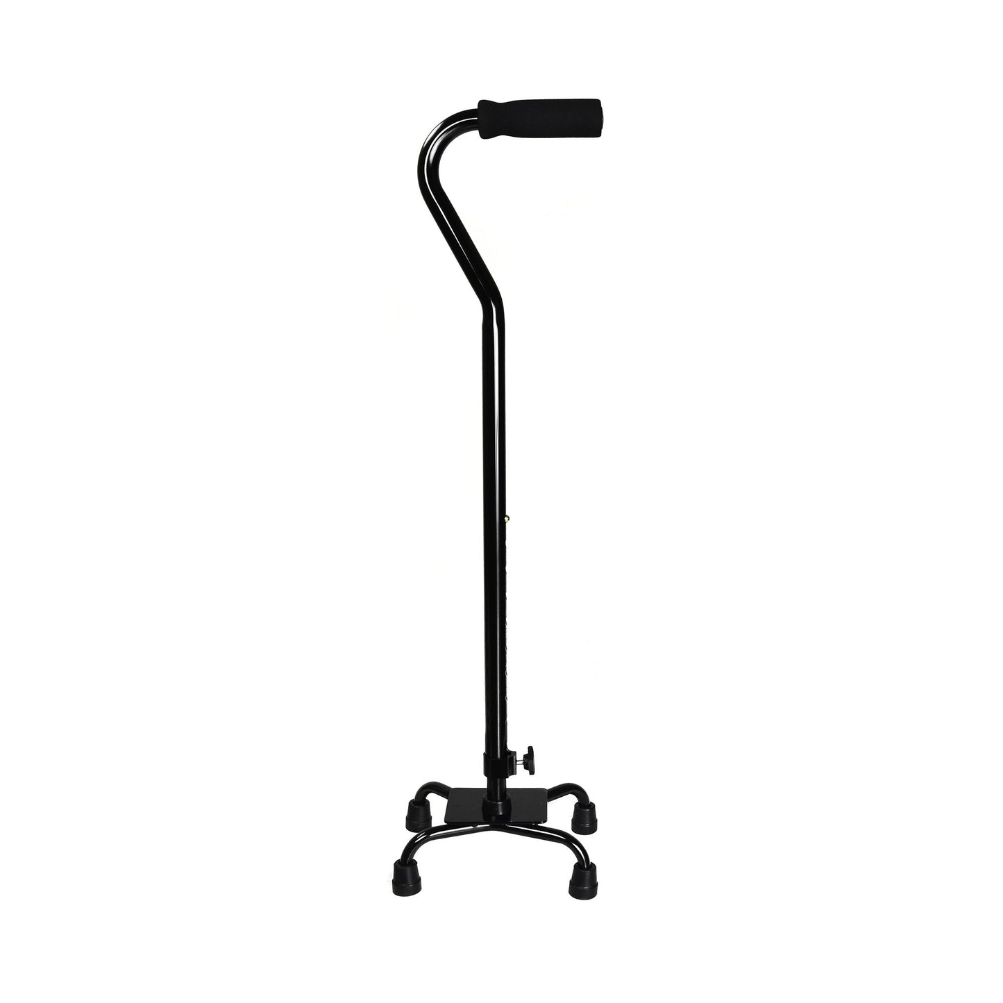 McKesson Small Base Quad Cane Steel 30 to 39 Inch Height Black (1065220_CS)